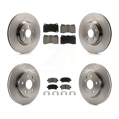 [Avant + Arrière] Kit de Disque et plaquette (céramique) de frein pour 2013-2019 Cadillac XTS sans Heavy Duty Brakes K8C-101557