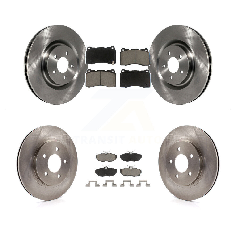 [Avant + Arrière] Kit de Disque et plaquette (céramique) de frein pour Ford Mustang K8C-101558