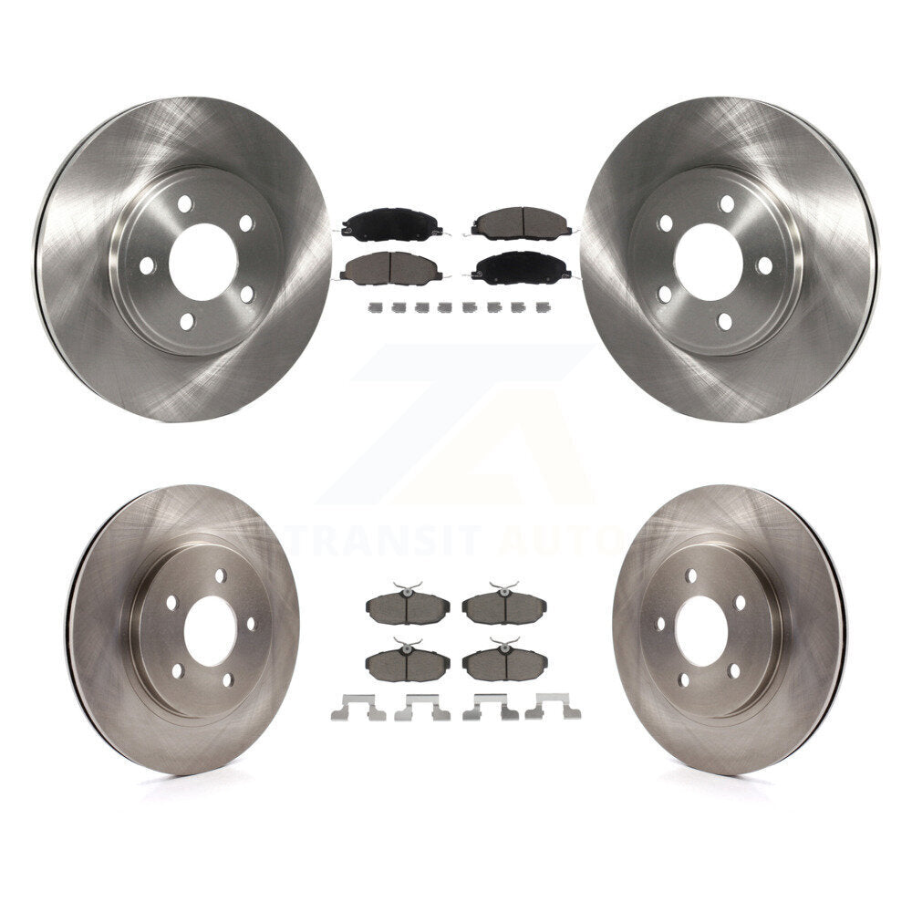 [Avant + Arrière] Kit de Disque et plaquette (céramique) de frein pour 2009 Ford Mustang Bullitt K8C-101562