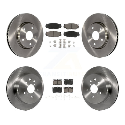 [Avant + Arrière] Kit de Disque et plaquette (céramique) de frein pour 2010-2013 Lexus IS250 C Vehicles Built Canadian Market K8C-101566