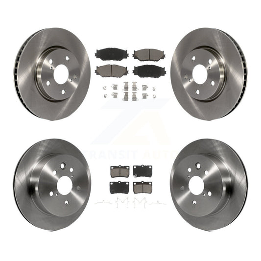 [Avant + Arrière] Kit de Disque et plaquette (céramique) de frein pour 2010-2013 Lexus IS250 C Vehicles Built Canadian Market K8C-101566