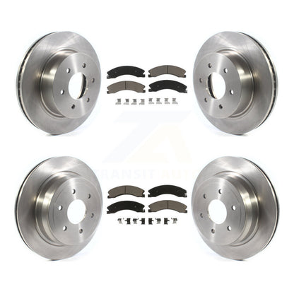 [Avant + Arrière] Kit de Disque et plaquette (céramique) de frein pour 2016-2022 Nissan TITAN XD K8C-101568