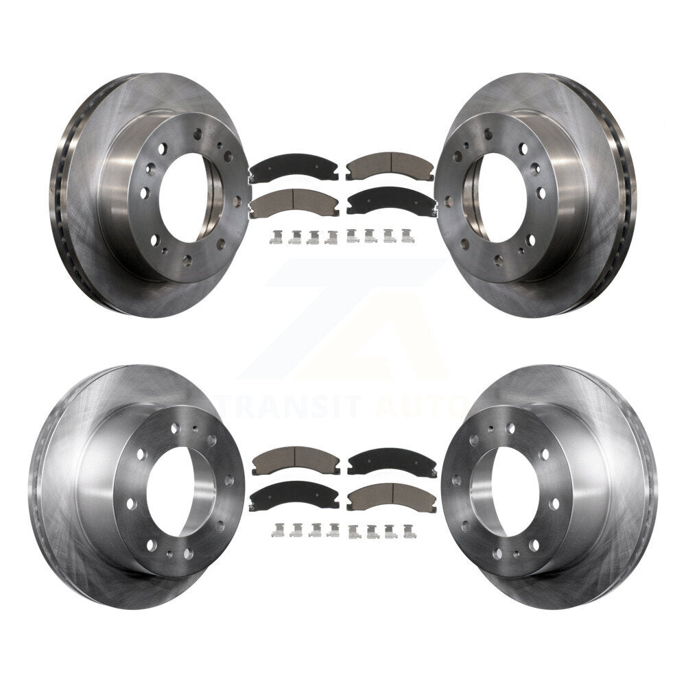[Avant + Arrière] Kit de Disque et plaquette (céramique) de frein pour Chevrolet Silverado 2500 HD GMC Sierra 3500 Suburban K8C-101569