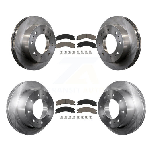 [Avant + Arrière] Kit de Disque et plaquette (céramique) de frein pour Chevrolet Silverado 2500 HD GMC Sierra 3500 Suburban K8C-101569