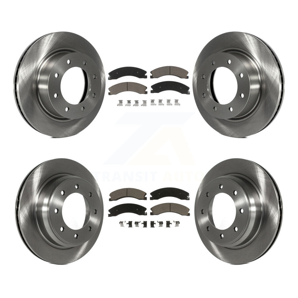 [Avant + Arrière] Kit de Disque et plaquette (céramique) de frein pour 2012-2021 Nissan NV2500 NV3500 NV1500 K8C-101571