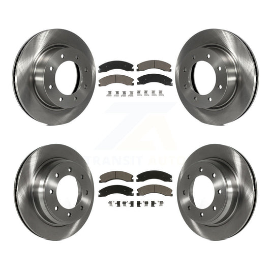 [Avant + Arrière] Kit de Disque et plaquette (céramique) de frein pour 2012-2021 Nissan NV2500 NV3500 NV1500 K8C-101571