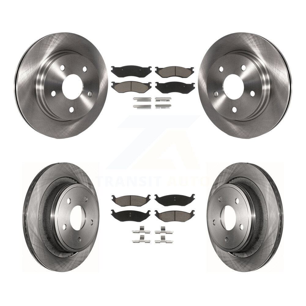[Avant + Arrière] Kit de Disque et plaquette (céramique) de frein pour Dodge Durango Ram 1500 K8C-101574