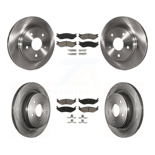 [Avant + Arrière] Kit de Disque et plaquette (céramique) de frein pour Dodge Durango Ram 1500 K8C-101574