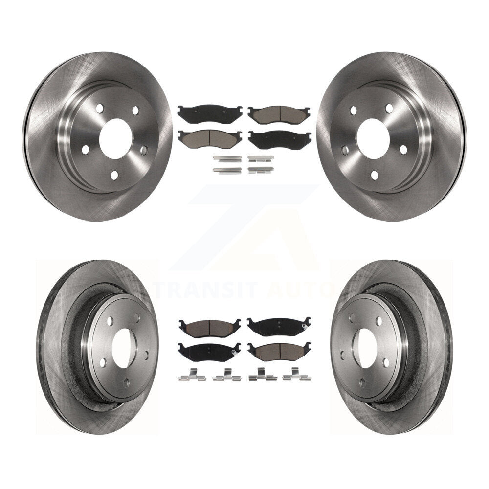 [Avant + Arrière] Kit de Disque et plaquette (céramique) de frein pour Dodge Ram 1500 K8C-101575