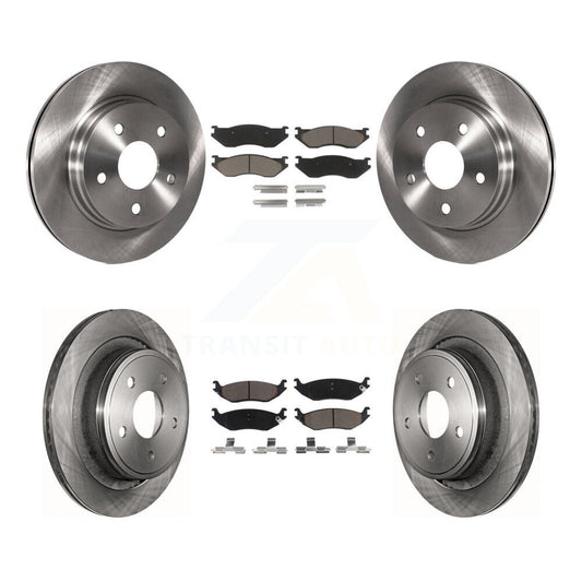 [Avant + Arrière] Kit de Disque et plaquette (céramique) de frein pour Dodge Ram 1500 K8C-101575