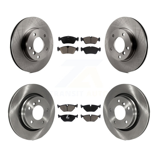 [Avant + Arrière] Kit de Disque et plaquette (céramique) de frein pour 1998 BMW 328i 328is avec 294mm Diameter Rotor K8C-101577