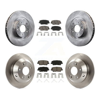 [Avant + Arrière] Kit de Disque et plaquette (céramique) de frein pour 2014-2015 Kia Sorento avec Red Painted Calipers K8C-101583