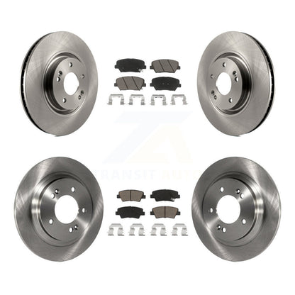 [Avant + Arrière] Kit de Disque et plaquette (céramique) de frein pour 2016-2017 Hyundai Azera Limited K8C-101586