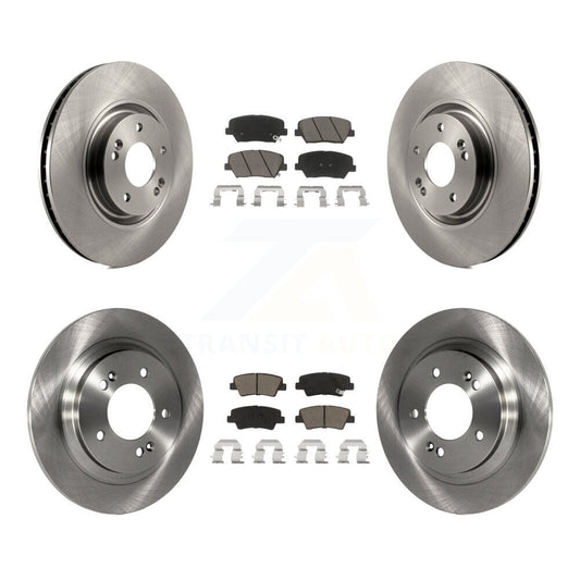 [Avant + Arrière] Kit de Disque et plaquette (céramique) de frein pour 2016-2017 Hyundai Azera Limited K8C-101586