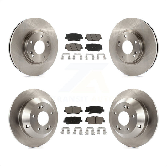 [Avant + Arrière] Kit de Disque et plaquette (céramique) de frein pour Kia Sorento Hyundai Santa Fe K8C-101587 par Transit Auto