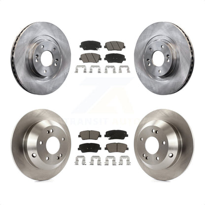 [Avant + Arrière] Kit de Disque et plaquette (céramique) de frein pour Hyundai Santa Fe Sport Kia Sorento K8C-101588 par Transit Auto