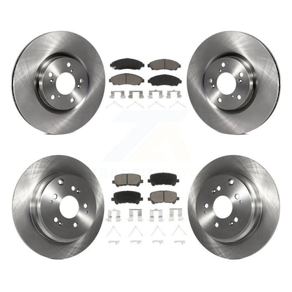 [Avant + Arrière] Kit de Disque et plaquette (céramique) de frein pour Honda Pilot Acura MDX ZDX K8C-101596