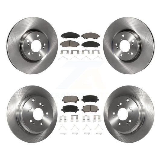 [Avant + Arrière] Kit de Disque et plaquette (céramique) de frein pour Honda Pilot Acura MDX ZDX K8C-101596