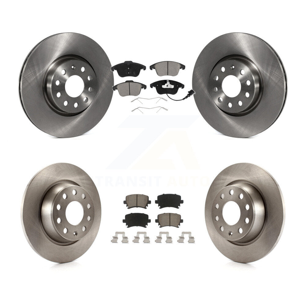 [Avant + Arrière] Kit de Disque et plaquette (céramique) de frein pour Volkswagen Tiguan Audi Q3 Limited Quattro K8C-101597