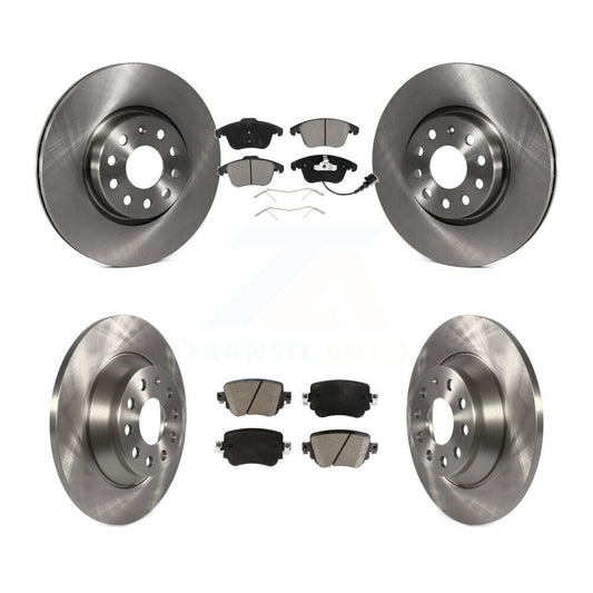 [Avant + Arrière] Kit de Disque et plaquette (céramique) de frein pour 2016-2018 Audi Q3 Quattro K8C-101599
