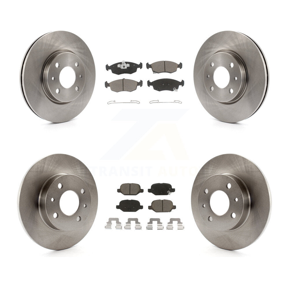 [Avant + Arrière] Kit de Disque et plaquette (céramique) de frein pour Fiat 500 K8C-101601