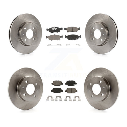 [Avant + Arrière] Kit de Disque et plaquette (céramique) de frein pour Fiat 500 K8C-101601
