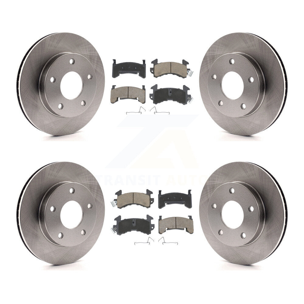 [Avant + Arrière] Kit de Disque et plaquette (céramique) de frein pour Cadillac Eldorado Buick Riviera Seville Oldsmobile Toronado K8C-101602