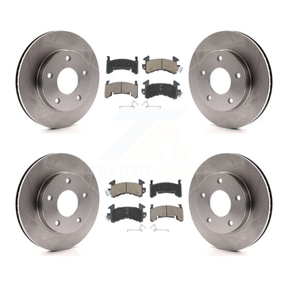 [Avant + Arrière] Kit de Disque et plaquette (céramique) de frein pour Cadillac Eldorado Buick Riviera Seville Oldsmobile Toronado K8C-101602