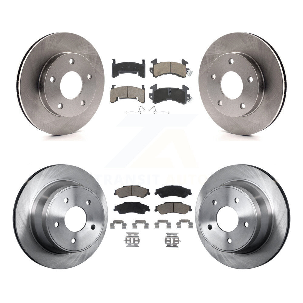 [Avant + Arrière] Kit de Disque et plaquette (céramique) de frein pour 1997 Chevrolet S10 GMC Sonoma 4WD K8C-101603
