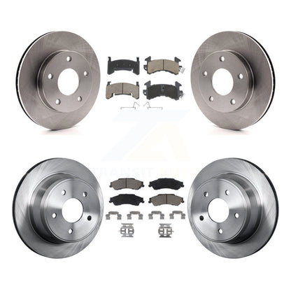 [Avant + Arrière] Kit de Disque et plaquette (céramique) de frein pour 1997 Chevrolet S10 GMC Sonoma 4WD K8C-101603