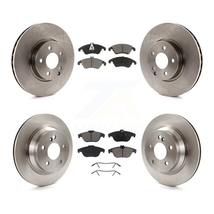 [Avant + Arrière] Kit de Disque et plaquette (céramique) de frein pour 2014 Mercedes-Benz E350 Convertible Coupe avec 322mm Diameter Rotor K8C-101605
