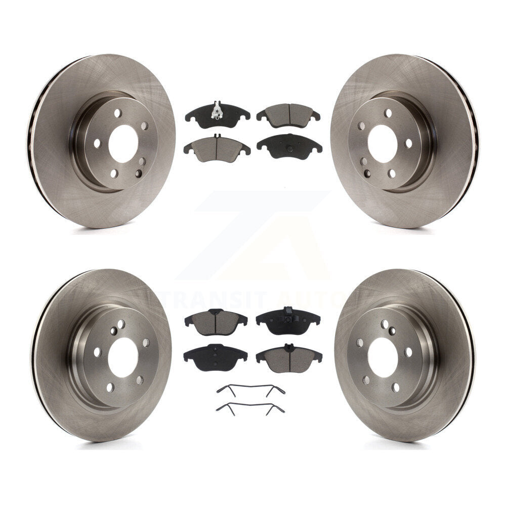 [Avant + Arrière] Kit de Disque et plaquette (céramique) de frein pour Mercedes-Benz E350 C300 C350 K8C-101606
