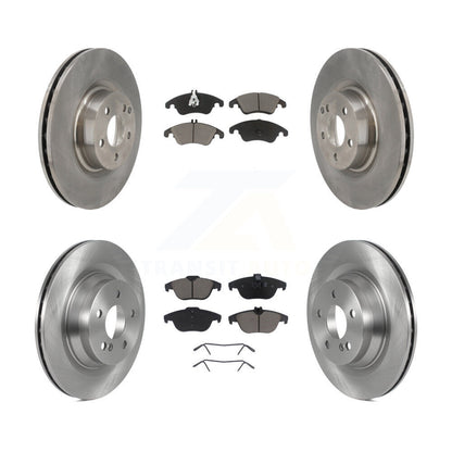 [Avant + Arrière] Kit de Disque et plaquette (céramique) de frein pour 2010-2011 Mercedes-Benz E550 Coupe avec 320mm Diameter Rotor K8C-101607