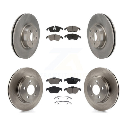 [Avant + Arrière] Kit de Disque et plaquette (céramique) de frein pour 2010-2011 Mercedes-Benz E550 Coupe avec 300mm Diameter Rotor K8C-101608