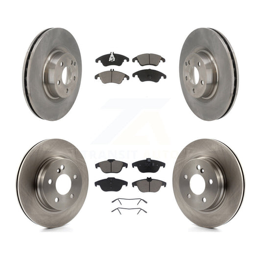 [Avant + Arrière] Kit de Disque et plaquette (céramique) de frein pour 2010-2011 Mercedes-Benz E550 Coupe avec 300mm Diameter Rotor K8C-101608