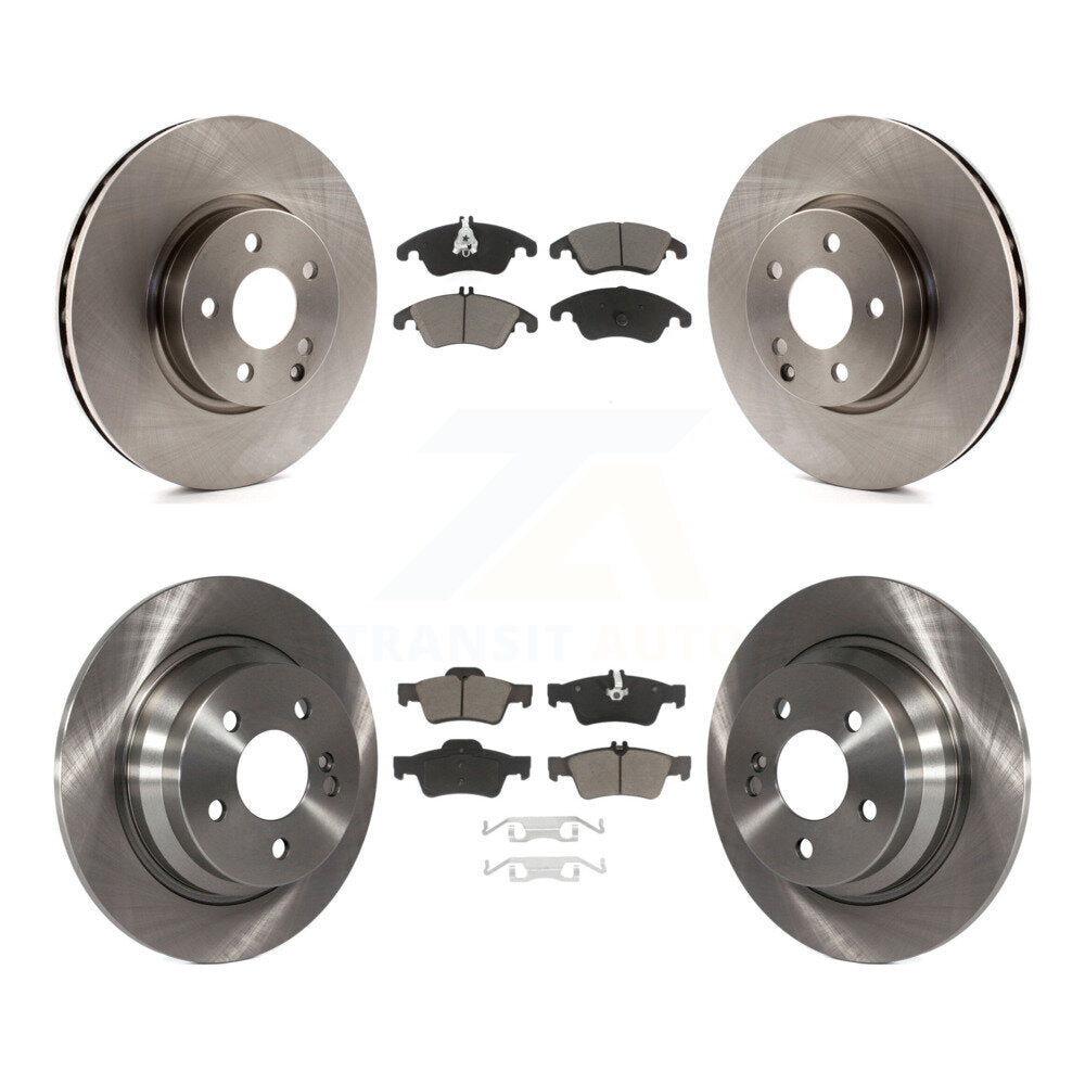 [Avant + Arrière] Kit de Disque et plaquette (céramique) de frein pour 2014-2016 Mercedes-Benz E250 avec 322mm Diameter Rotor K8C-101609