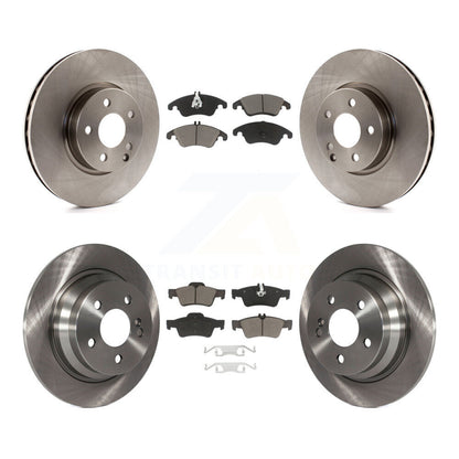 [Avant + Arrière] Kit de Disque et plaquette (céramique) de frein pour 2014-2016 Mercedes-Benz E250 avec 322mm Diameter Rotor K8C-101609