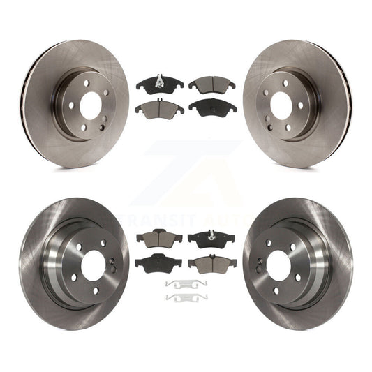 [Avant + Arrière] Kit de Disque et plaquette (céramique) de frein pour 2014-2016 Mercedes-Benz E250 avec 322mm Diameter Rotor K8C-101609