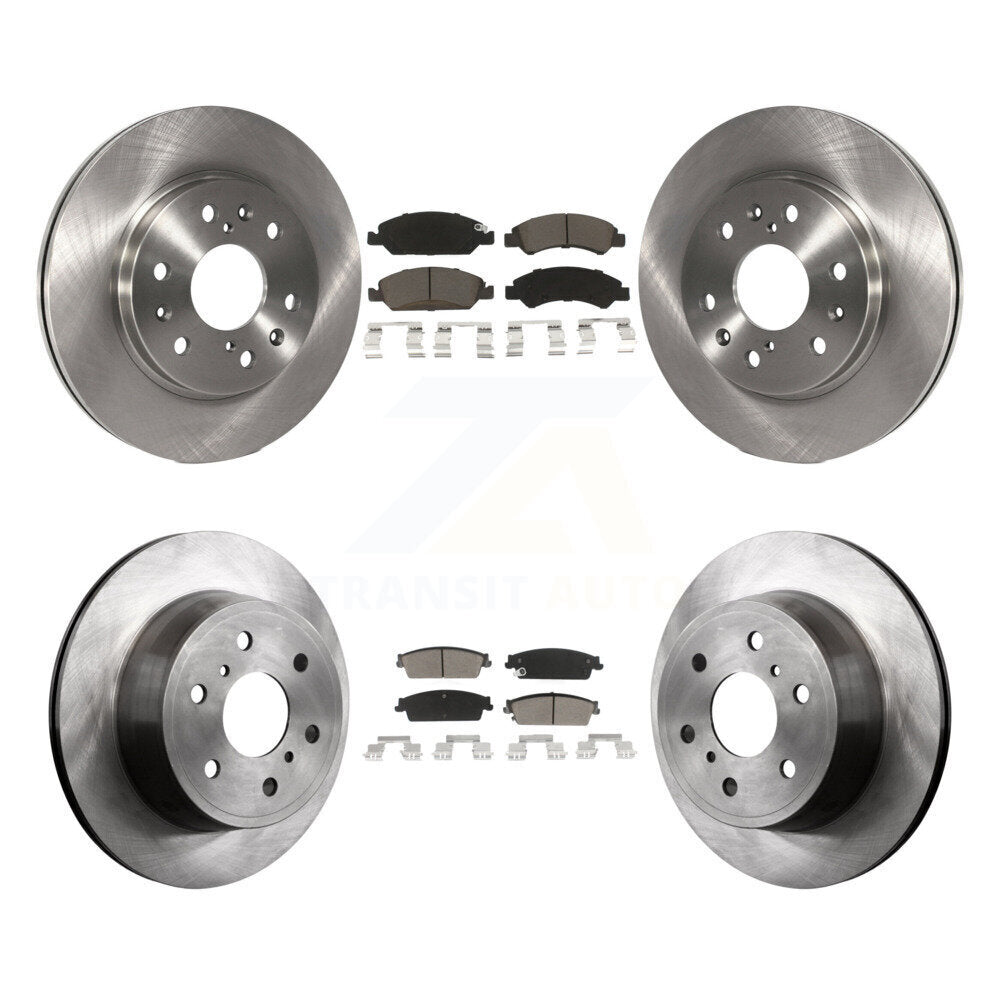 [Avant + Arrière] Kit de Disque et plaquette (céramique) de frein pour Chevrolet Silverado 1500 GMC Sierra Tahoe Suburban Yukon Cadillac XL Avalanche Escalade ESV EXT K8C-101610