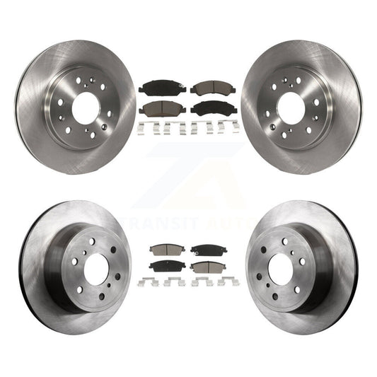 [Avant + Arrière] Kit de Disque et plaquette (céramique) de frein pour Chevrolet Silverado 1500 GMC Sierra Tahoe Suburban Yukon Cadillac XL Avalanche Escalade ESV EXT K8C-101610