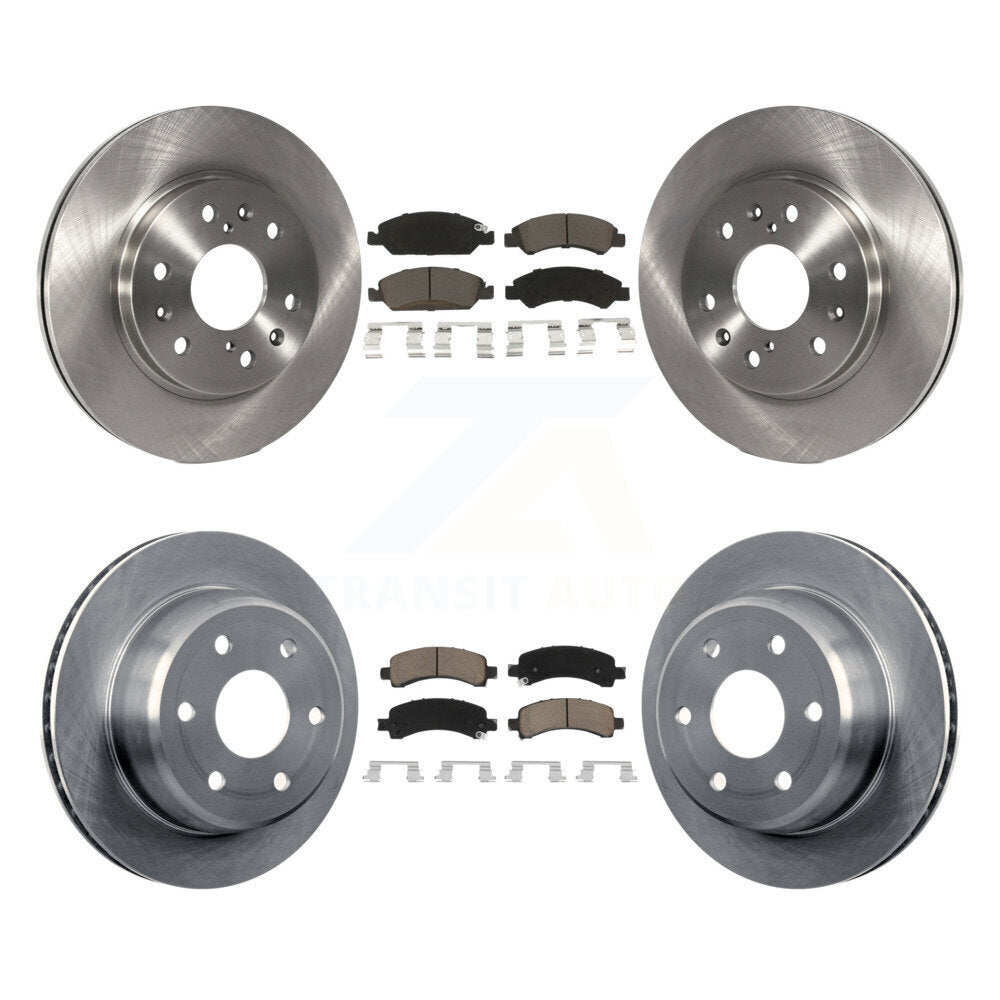 [Avant + Arrière] Kit de Disque et plaquette (céramique) de frein pour 2009-2014 Chevrolet Express 1500 GMC Savana K8C-101613