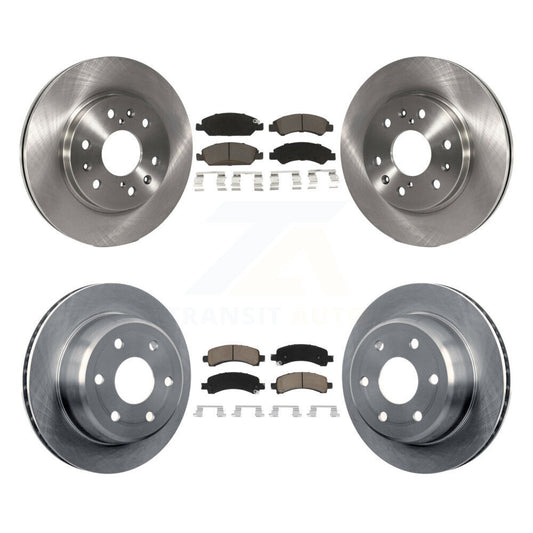 [Avant + Arrière] Kit de Disque et plaquette (céramique) de frein pour 2009-2014 Chevrolet Express 1500 GMC Savana K8C-101613