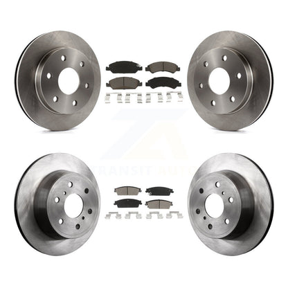 [Avant + Arrière] Kit de Disque et plaquette (céramique) de frein pour 2007 GMC Sierra 1500 rear brakes K8C-101616