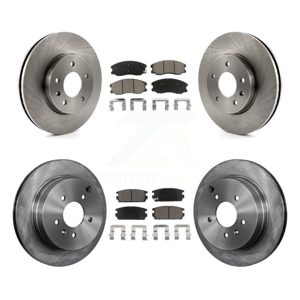 [Avant + Arrière] Kit de Disque et plaquette (céramique) de frein pour Chevrolet Equinox Saturn Vue Captiva Sport Pontiac Torrent Suzuki XL-7 K8C-101617