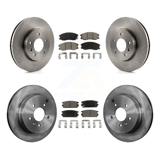 [Avant + Arrière] Kit de Disque et plaquette (céramique) de frein pour Chevrolet Equinox Saturn Vue Captiva Sport Pontiac Torrent Suzuki XL-7 K8C-101617