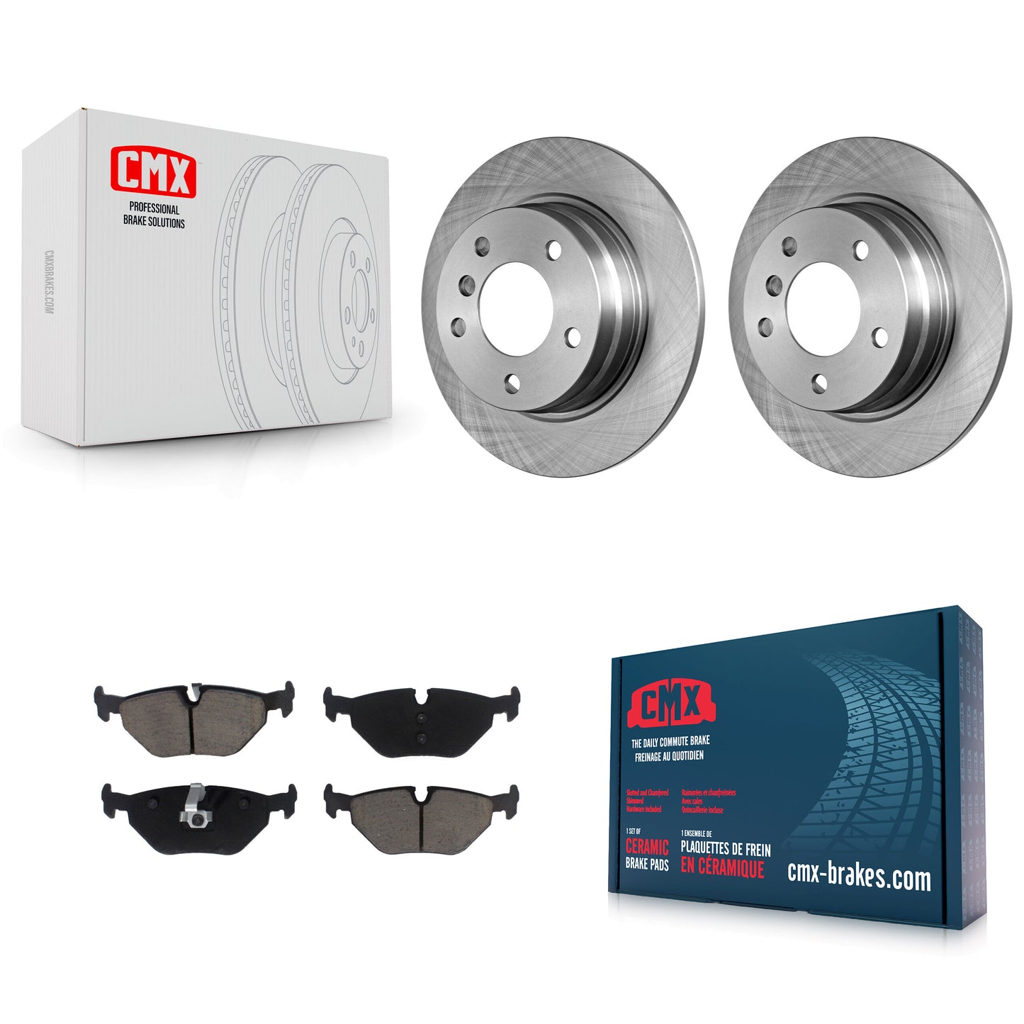 [Arrière] Kit de Disque et plaquette (céramique) de frein pour BMW 318i 328i 328is 323is 318is K8C-101627