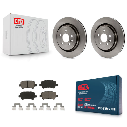 [Arrière] Kit de Disque et plaquette (céramique) de frein pour Volvo S60 XC70 S80 V60 V70 avec Vented Rotor K8C-101632