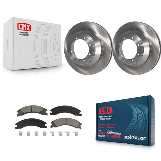 [Arrière] Kit de Disque et plaquette (céramique) de frein pour 2009-2010 Ford E-450 Super Duty DIESEL engine K8C-101650