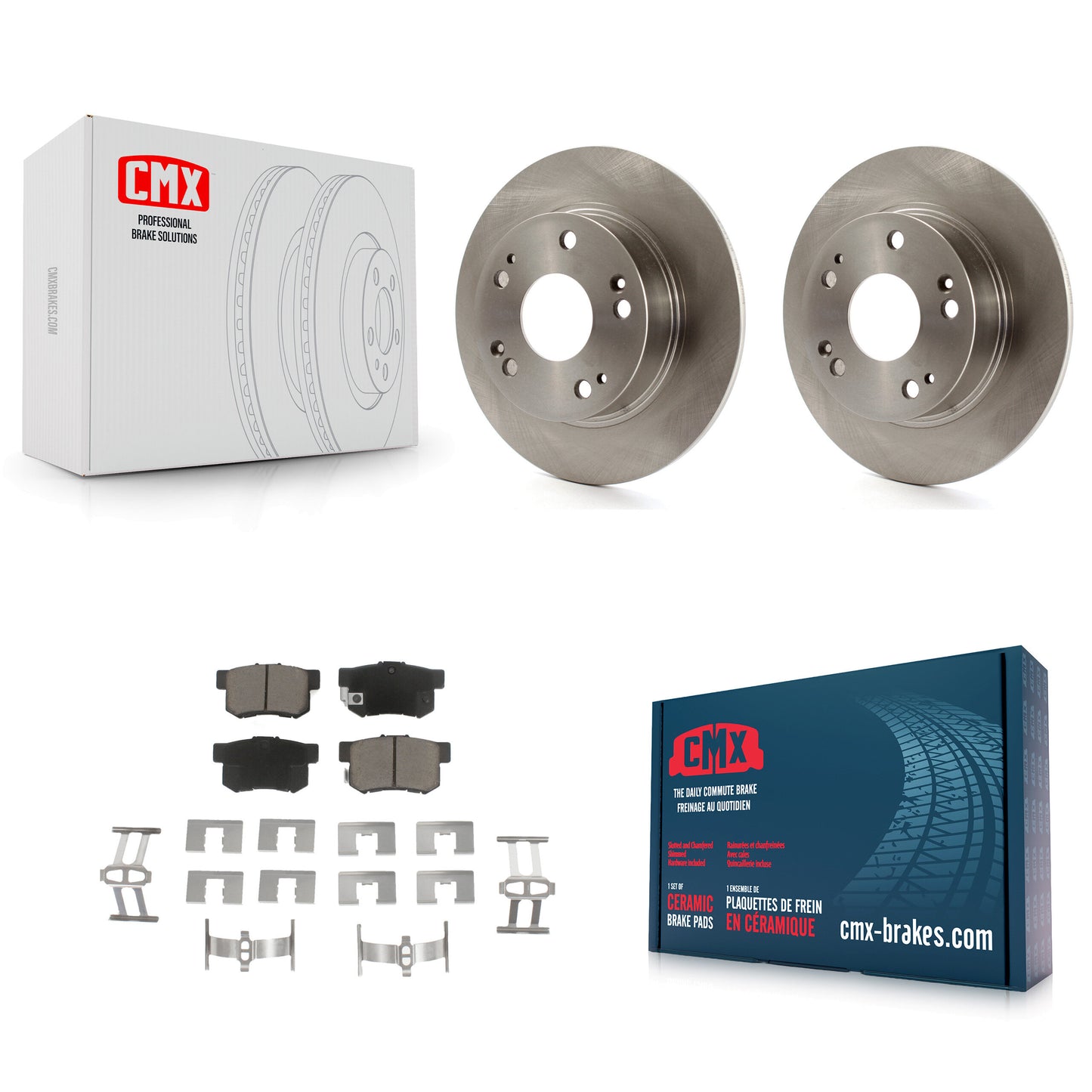 [Arrière] Kit de Disque et plaquette (céramique) de frein pour Honda Accord Acura TSX K8C-101656