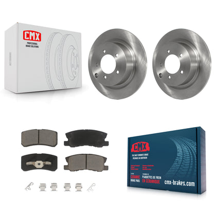 [Arrière] Kit de Disque et plaquette (céramique) de frein pour Jeep Patriot Dodge Chrysler Compass Avenger 200 Mitsubishi Sebring Lancer Caliber Outlander Sport RVR K8C-101684